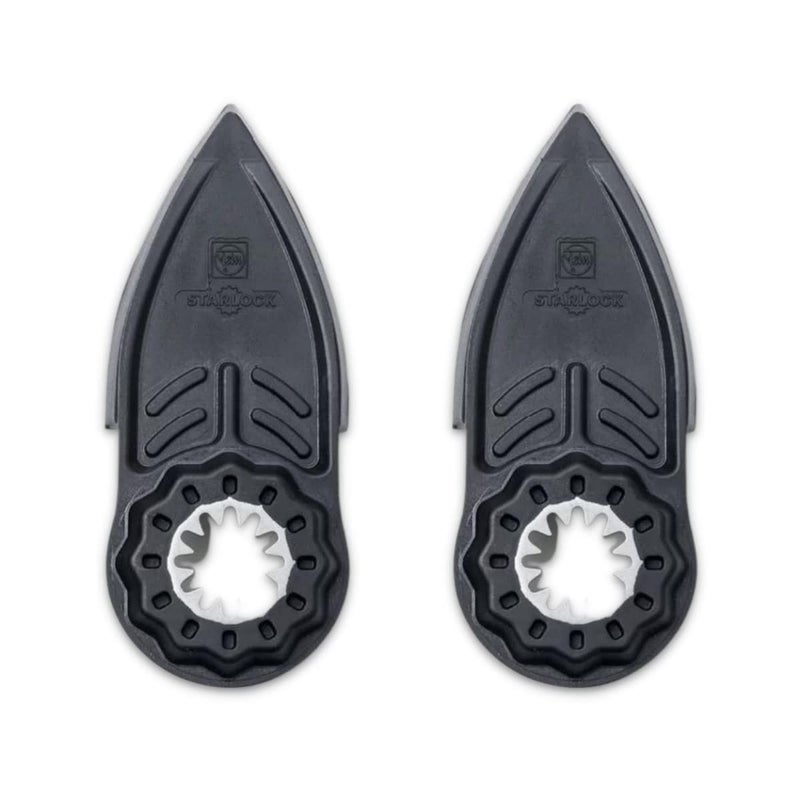 Fein Starlock Finger-Shaped Sanding Pad with Hook & Loop Attachment - Precision Sanding for Tight, Intricate Areas, Protective Backing Plate, 2-Pack - 63806159220 - Image 1